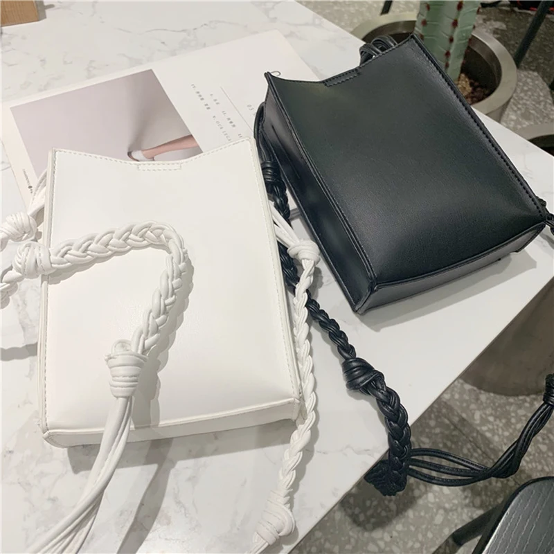 Маленькая дизайнерская сумка для телефона Ins повседневные Простые Женские