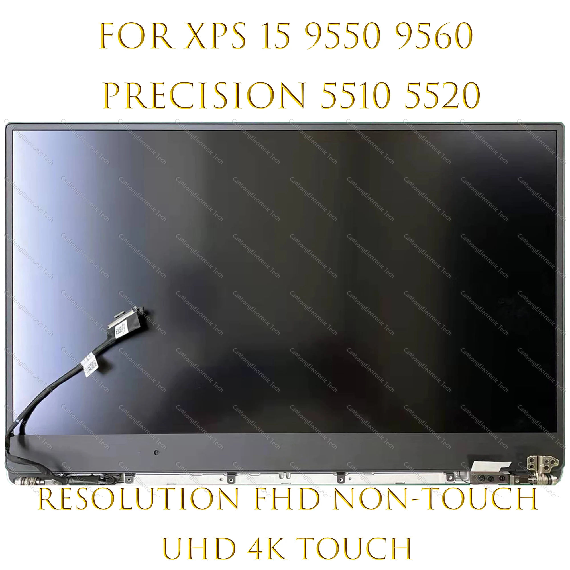 Сенсорный ЖК-экран FHD 15 6 дюйма в сборе матрица 3840*2160 4K для Dell XPS 9550 9560 Precision 5510 5520 P56F