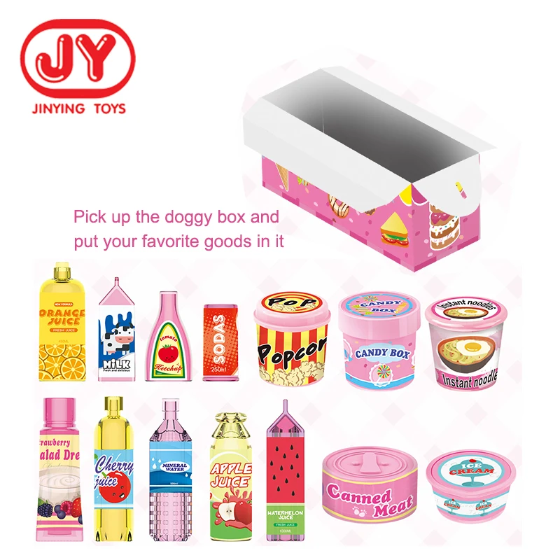 Детский подарок имитация забавных игрушек для супермаркета и напитков набор