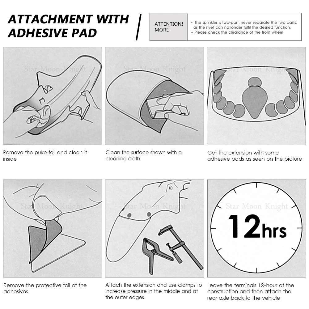 

Motorcycle Front Mudguard Fender Rear Extender Extension For Yamaha Tenere 700 Tenere700 TENERE 700 From 2019 2020
