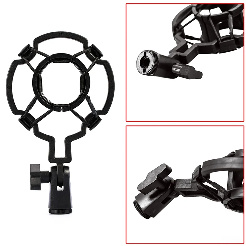 Professional Metal Shock Mount Microphone Stand Mic Bracket Holder Universal Clip 3Kg | Электроника
