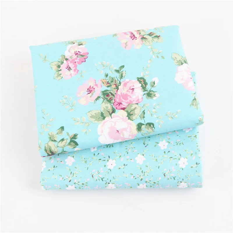 

6 Pieces DIY Handmade Quilts Twill Fabric Baby Cotton Printed Cotton Fabric Cloth Group 25cm80cm