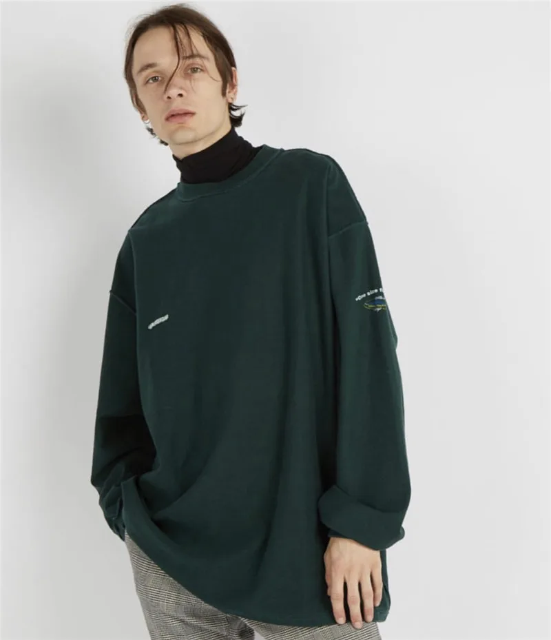 Мужские и женские футболки Vete мужские футболки ts 2019SS положительная одежда свободные длинные рукава Vete мужские футболки ts высокое качество Джерси хлопок astroworld