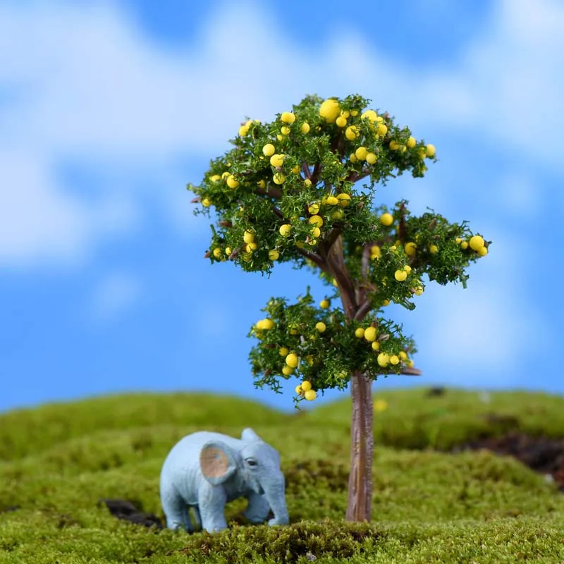 

Moss micro - landscape ornaments resin trees DIY small assembly of toys home decoration accessories