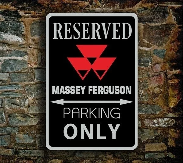 Металлический оловянный плакат настенный 2020 новейший стояночный знак Massey Ferguson