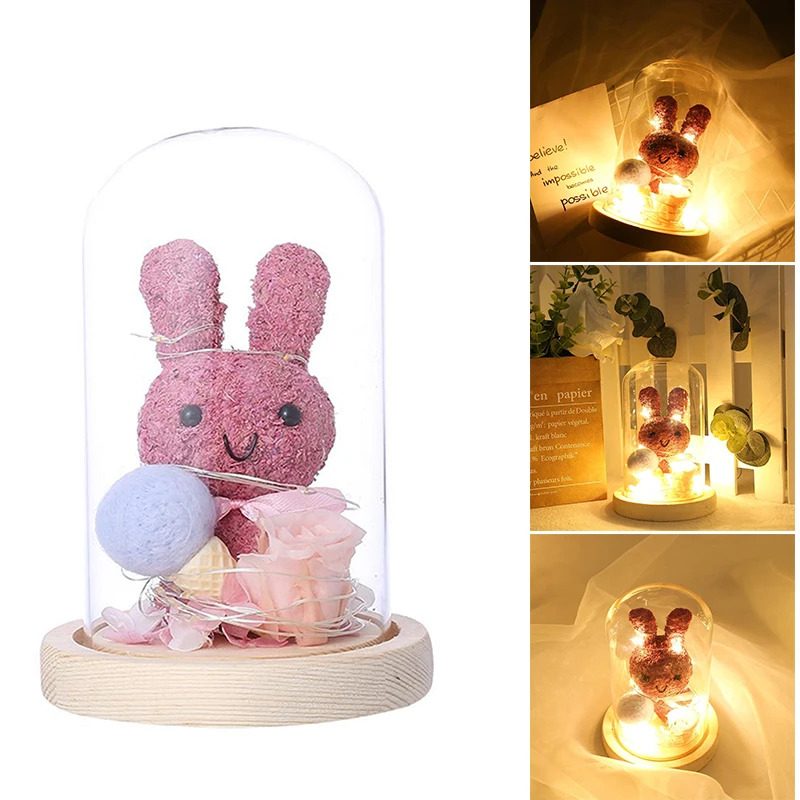 

Valentines Day Gift Rabbit Shape LED Night Light Wedding Decoration Baby Shower Kids Birthday Party Rabbit Easter Decoration
