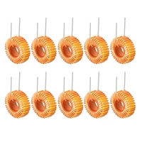 uxcell 10pcs vertical toroid magnetic inductor monolayer wire wind wound 47uh 5a inductance coil inductors