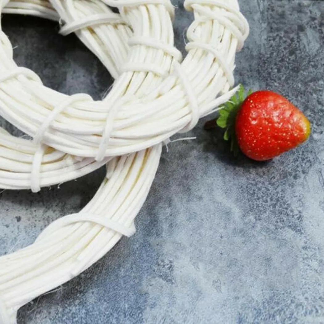 

1 X кольцо из ротанга диаметром 30 см, рождественское искусственное кольцо из лозы, венок из ротанга, плетеная гирлянда «сделай сам», декор для...