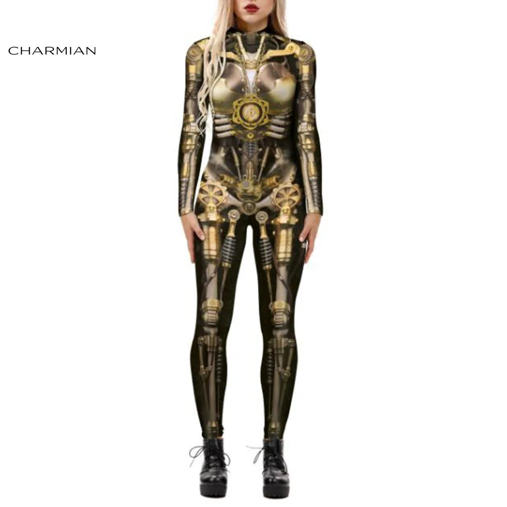 Charmian футуристический стальной робот 3D цифровая печать ЮНИТАР гуманоид