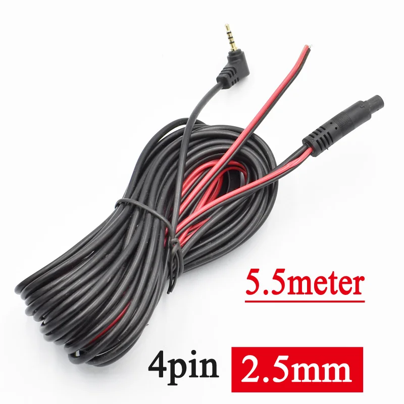 2,5 мм Джек Порты и разъёмы 4 Pin Видеорегистраторы для автомобилей заднего вида Камера автомобиля Парковка Камера