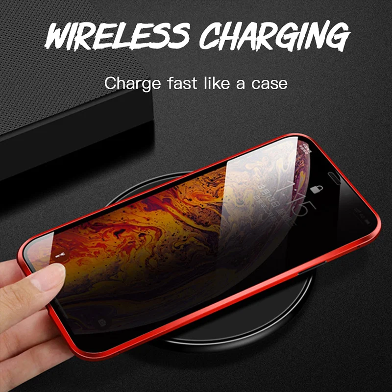 Магнитный чехол с полным покрытием 360 градусов для IPhone SE 2020 11 Pro Max 7 8 Plus XS XR XSMAX