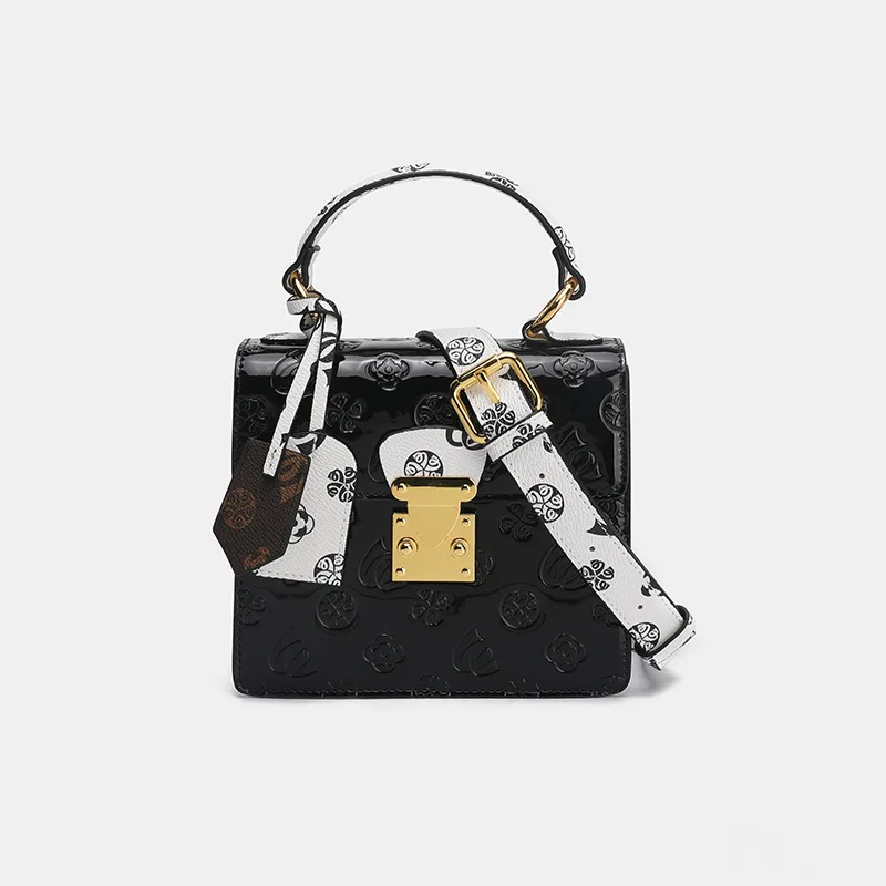 

New Fashion All-match Bright-faced Presbyopia Ladies Shoulder Messenger High-quality Small Square Bag Purses and Handbags