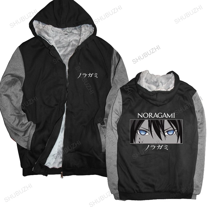 

Hot Sale Anime Noragami Yato zipper Tops Printed hooded jacket Funny Comfortable hoodies Casual thick hoody Oversize sweatshirt