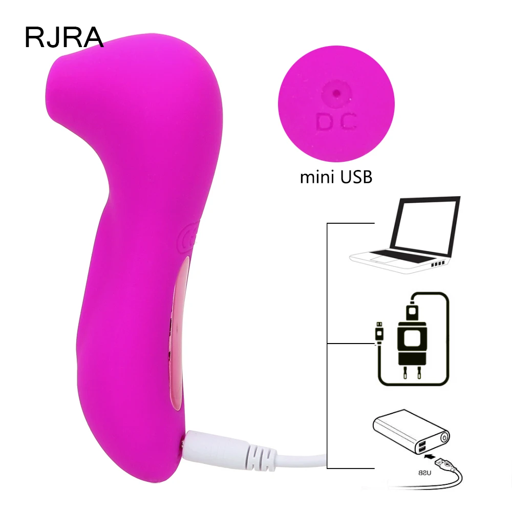 На присосках для клитора Вибратор сосание сосков Секс язык Вибрационный клитор