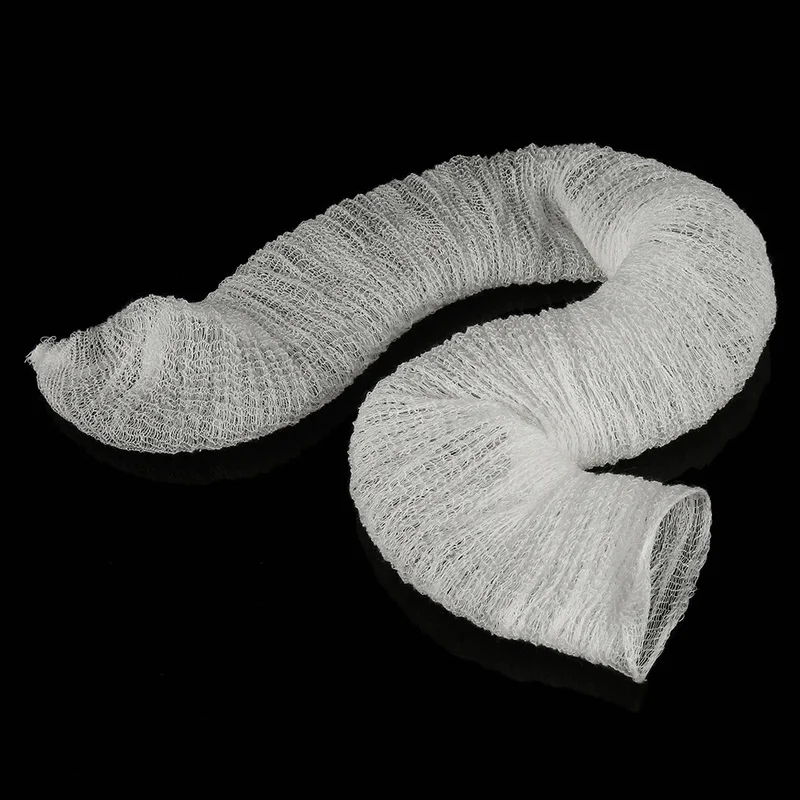 

5m PVA Narrow Mesh Stocking Plunger Water Dissolving Tube Net Fishing Feeder Lures Refill Bar Tackle Carp Stocking Rig Bait Bags