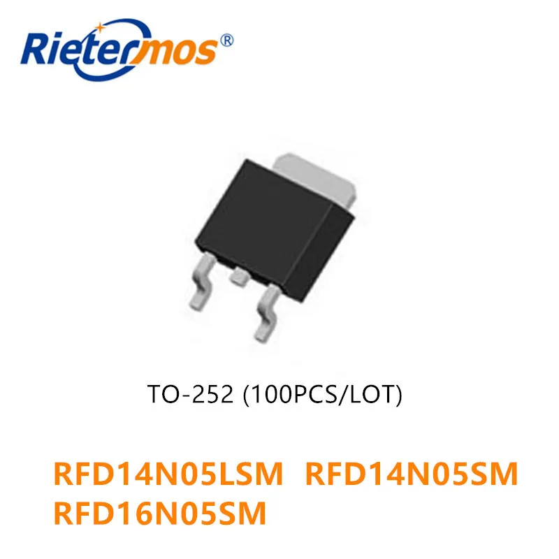 100 шт. RFD14N05LSM RFD14N0514N05L RFD14N05SM RFD14N05 D14N05 RFD16N05SM RFD16N05 D16N05 TO252 | Электроника