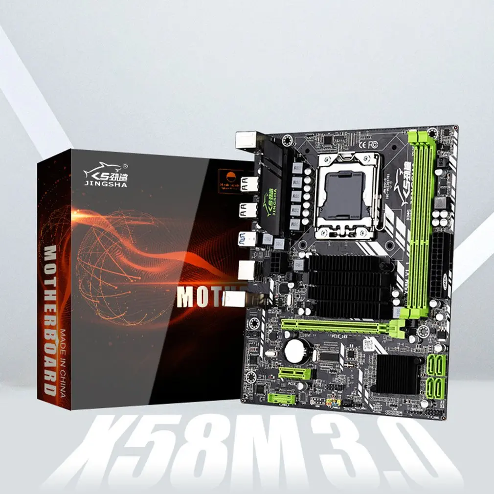 X58 LGA 1366 материнская плата LGA1366 поддержка DDR3 регистровая память сервера памяти и