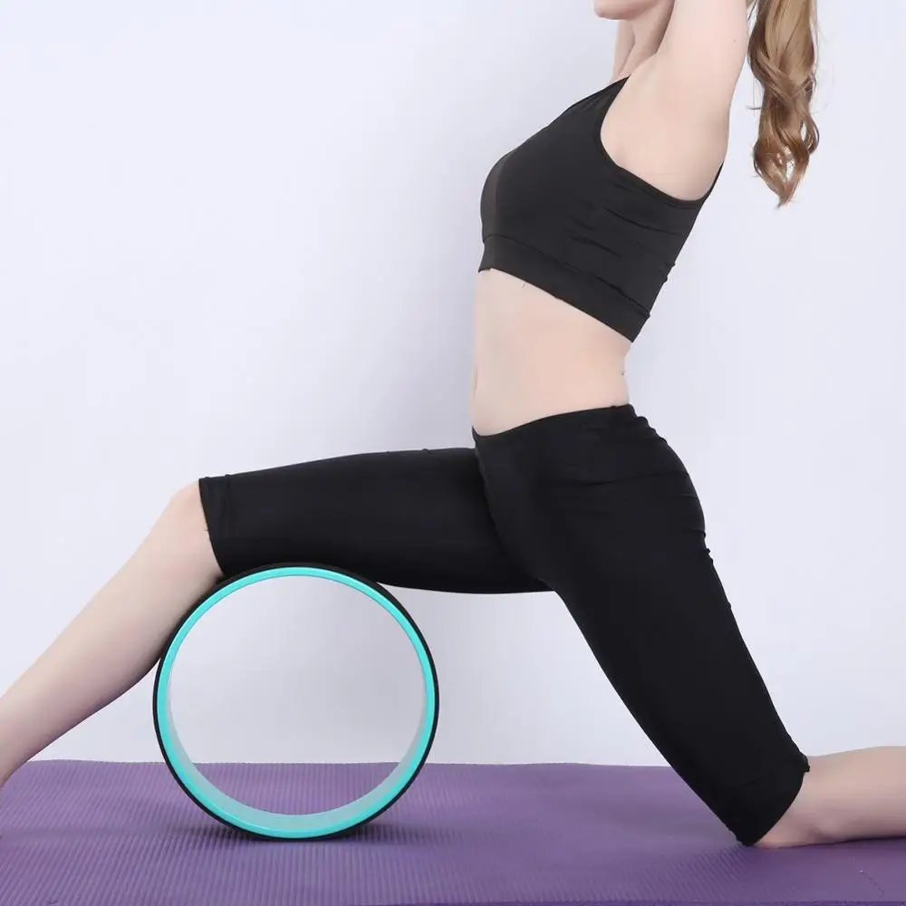 

32 * 14cm auxiliary Yoga wheel pregnant women Pilates wheel fitness equipment fitness abdominal wheel