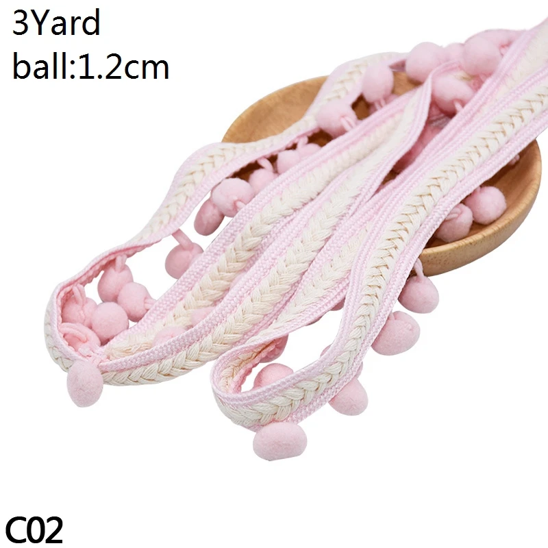 C02-3yard pink 1/3/10 ярдов ручной работы с кружевной отделкой в стиле пэчворк Материал белого и розового цветов с кружевными вставками, с узором в сердечко, лента для самодельного украшения одежды швейная фурнитура - Цвет: C02-3yard pink