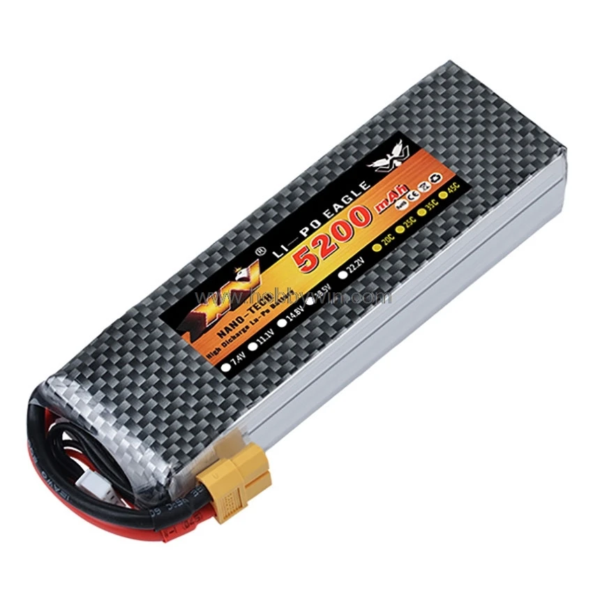11 1 V 3S 5200mAh 35C литий полимерная батарея XT60 plug RC модель самолета FPV дрона Lipolymer