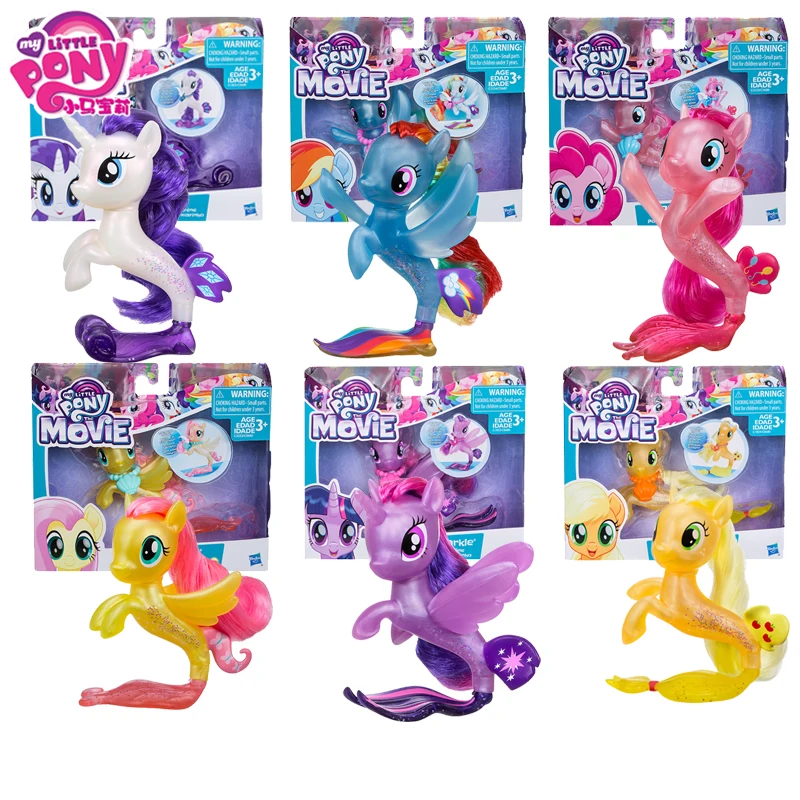 My Little Pony серия фильмов ПВХ Русалочка пони игрушка Твайлайт блеск радуга тире