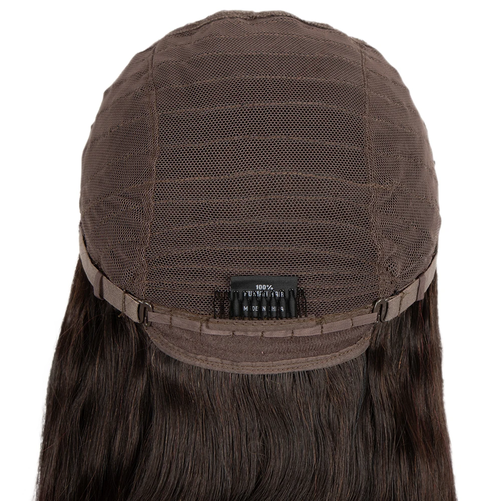 Гладкие парики из человеческих волос 4 х4 на сетке плотность 180% бразильские