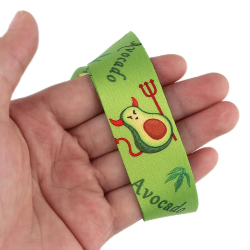 CA95 авокадо фруктовые ремешки для брелка ID карты пропуска мобильного телефона USB