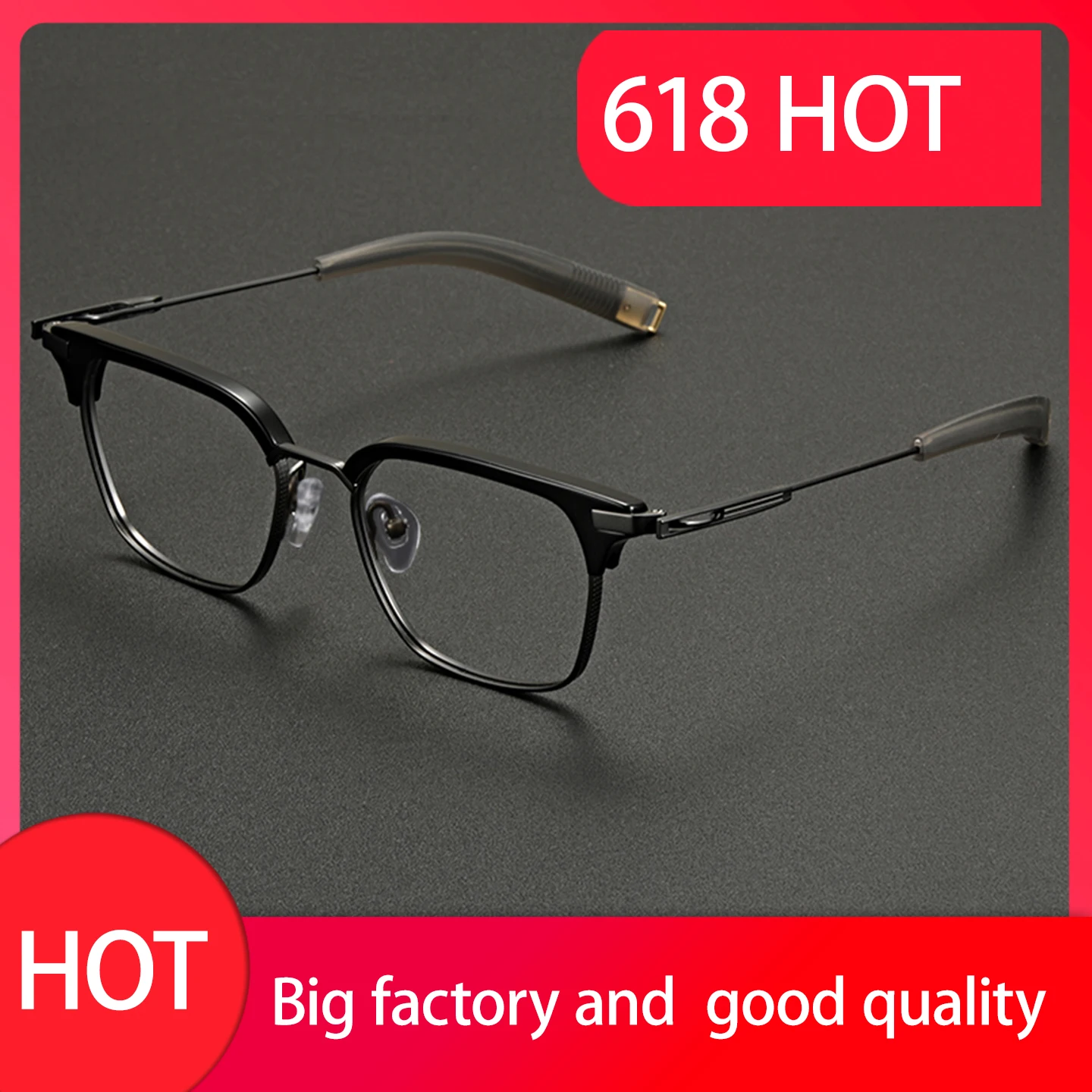 

2021New Men Woman's Glasses Top Quality Optical Frame Male Acetate Brand Prescription Eyewear