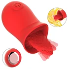 Вибратор для языка, Стимуляция клитора, оральный Вульва-орган, клиторальная присоска для сосков, женский фаллоимитатор для точки G, язык, лизание, женская секс-игрушка