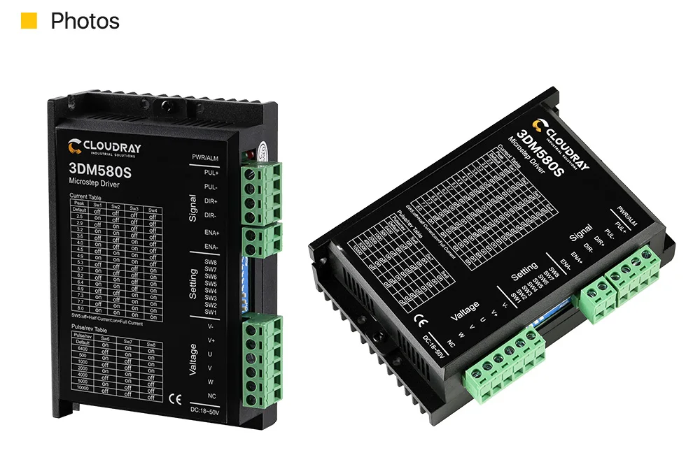 Cloudray 3 фазы 3DM580S Драйвер шагового двигателя напряжение питания 24-50VDC выход 1,0-8.0A ток