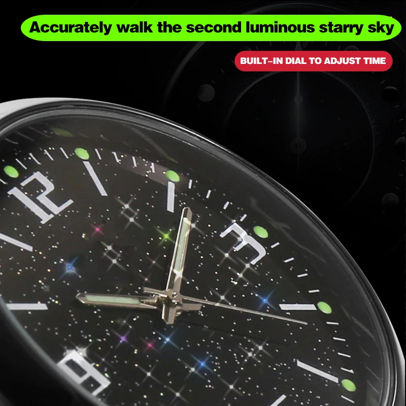 

Luminous Auto Gauge Clock Mini Car Air Vent Waterproof Quartz Clock with Clip Air Outlet Watch Clock For Styling Car Accessories