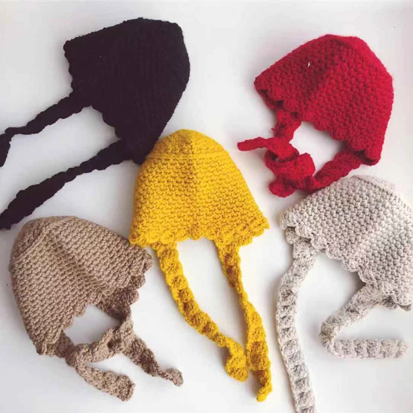 0 3Yrs для новорожденных хлопковые шапочки детей Трикотажные пшеницы дизайнерская