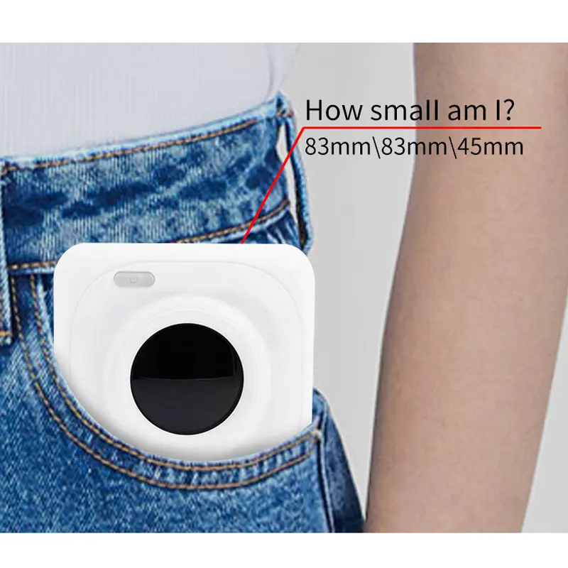 Карманный портативный Bluetooth принтер Paperang P1 мини Термопринтер для печати текстов и фотографий беспроводной