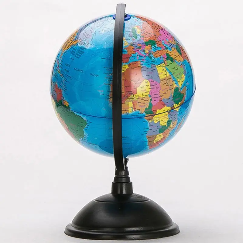 

7.87in English District Globe with Stand 360 Degree Rotation Geography Globe W8EF