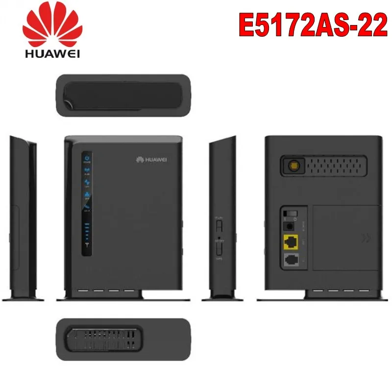 1000 мАч батарея+ черный цвет разблокированный huawei E5172 LTE CPE 4G маршрутизатор