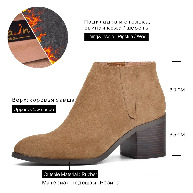 Распродажа; Donna-in; ботильоны для женщин из натуральной кожи на высоком каблуке; модные ботинки с острым носком; женская обувь; женские ботинки