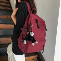 cgcbag korean fashion kawaii backpack women 2022 large capacity female school backpack casual nylon waterproof cute school bag