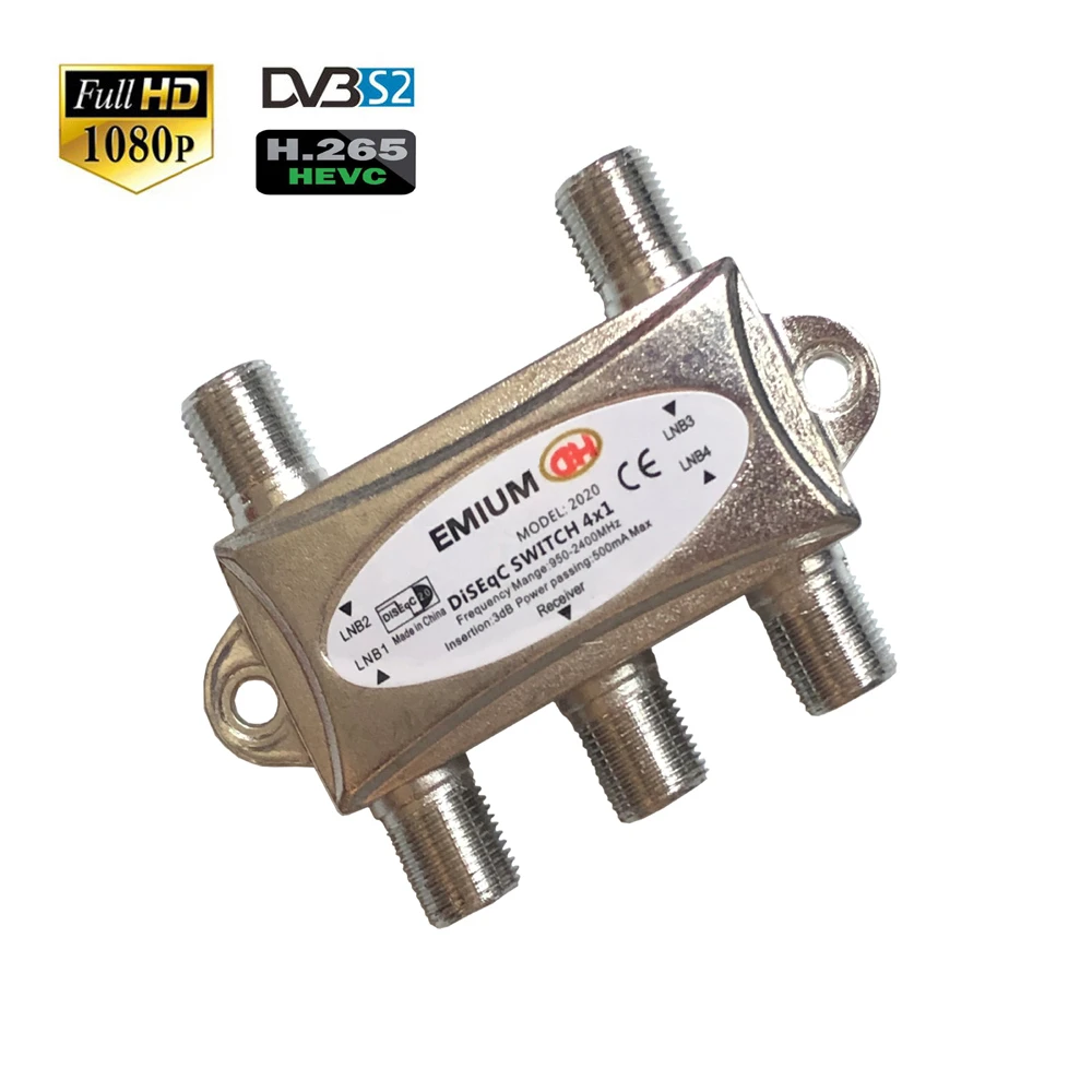 

Usb-переключатель 4 в 1, разветвитель с антенной DiSEqc 2,0 LNB