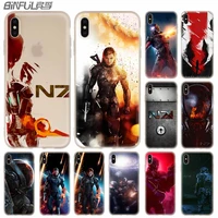 n7 mass effect soft silicone case for iphone 13 11 12 pro x xs max xr 6 6s 7 8 plus se mini cover