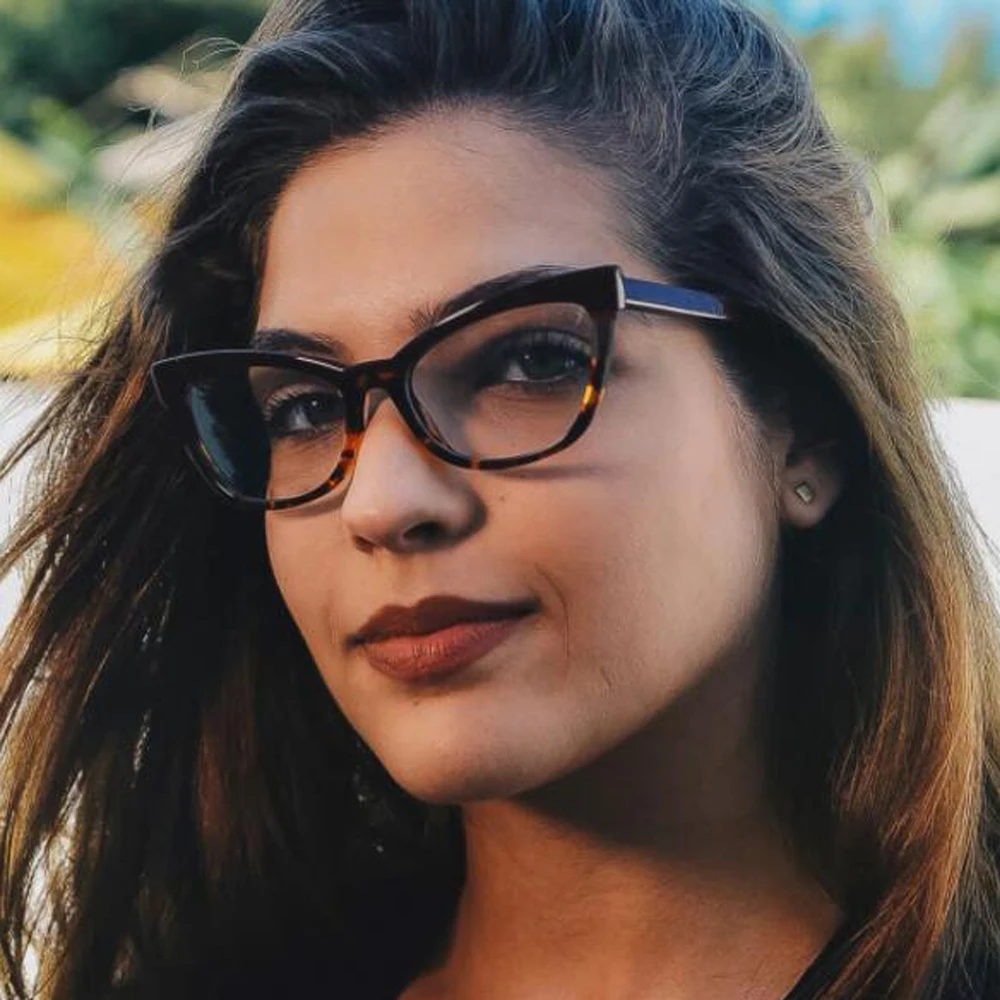 Ретро очки оправы для очков Для мужчин солнцезащитные &quotкошачий глаз&quot в виде