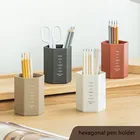 Скандинавский шкатулка для хранения, держатель для ручек, ретро-органайзер для офиса, школьные принадлежности, канцелярские принадлежности, настольный органайзер для хранения