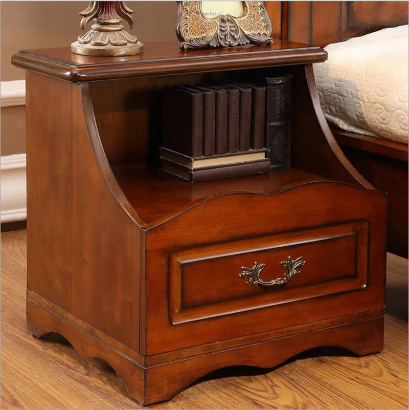 Американская деревянная кровать для 2 человек Европейская классическая