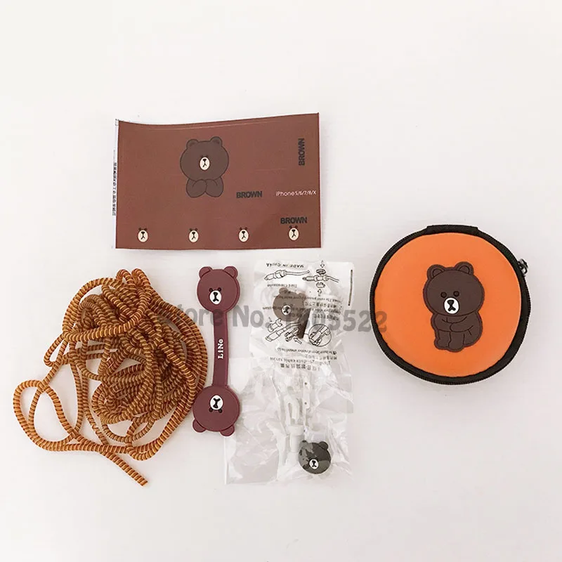 Набор защитных наклеек сделай сам для зарядного USB кабеля и наушников с намоткой