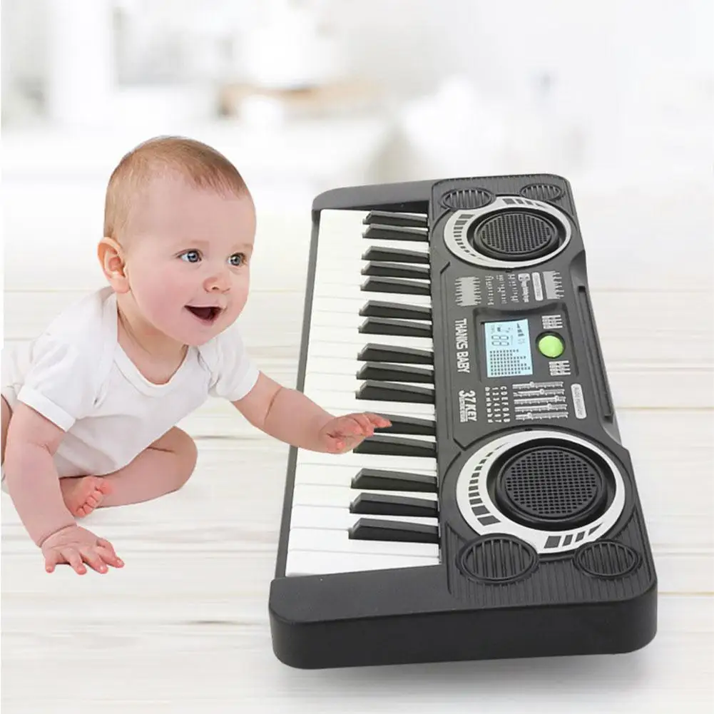 

61 клавиша электронный орган USB Цифровая Клавиатура Пианино музыкальный инструмент детская игрушка с микрофоном электрическое пианино для ...