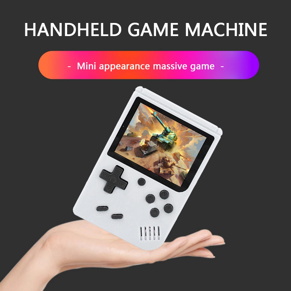 

Video Game Console 3.0 inch Color LCD Game Player Built in 500 Games Retro Handheld Game Console for Kids Gift Support TV Output