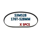 Ремень для хлебопечки S3M528 176T, 5 шт., запчасти для Gorenje 401585, Scarlett, SC-400, Delta DL-72B, Gorenje 390358, запчасти для хлебопечки