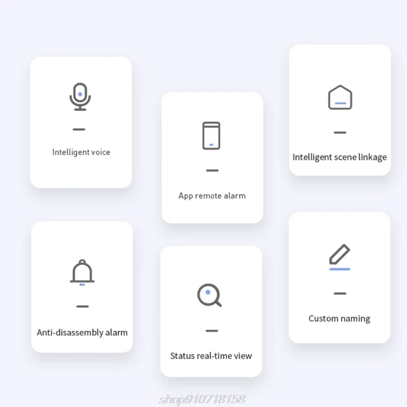 

Door and Windows Sensor Magnets Smart Zigbee APP Control Doorbell Compatible Wireless Security Alarm Door Open M20 21 Dropship