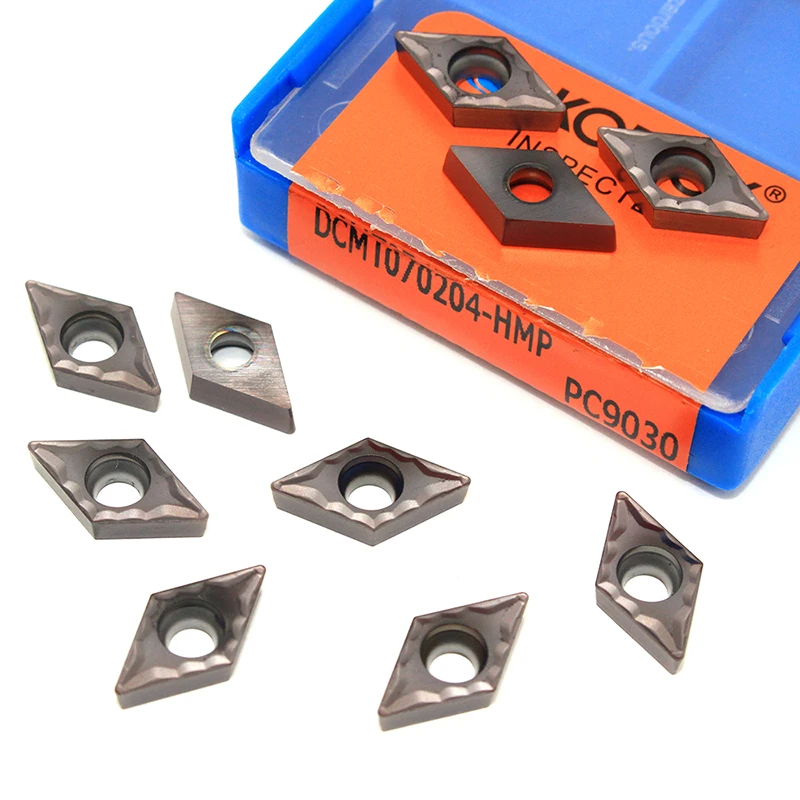 DCMT070204 DCMT11T304 DCMT11T308 PC9030 высококачественный внутренний твердосплавный инструмент для обработки деталей вращения вставка для нержавеющей стали