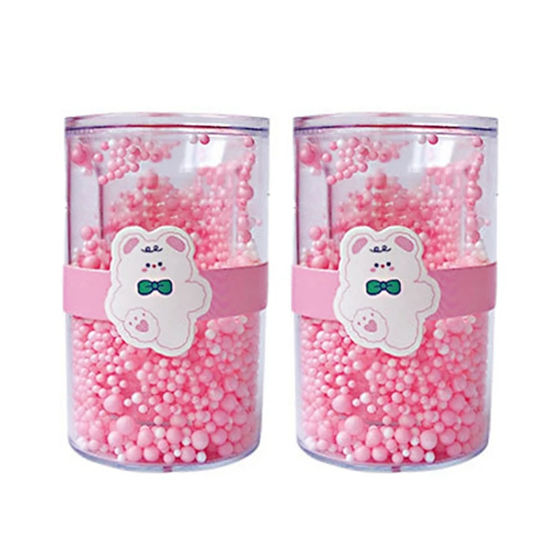 

2 PCS Acrylic Cute Bubble Pen Holder Multi-Purpose Desk Organizer Marker Makeup Brush Storage Holder For Kids