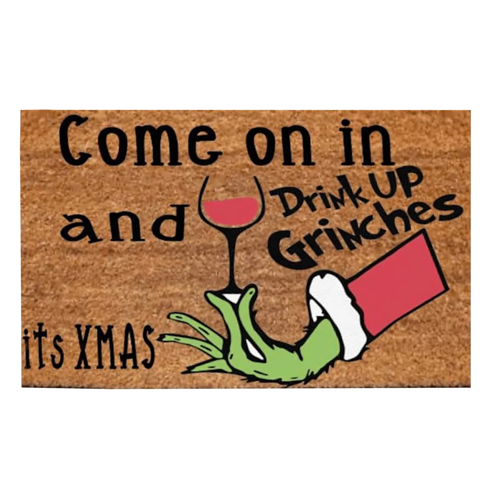 Рождественский креативный Забавный Противоскользящий коврик для ванной спальни